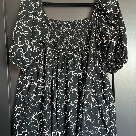 Abercrombie Emerson Poplin Puff Sleeve Mini Dress 🎀 - Picture 7 of 8